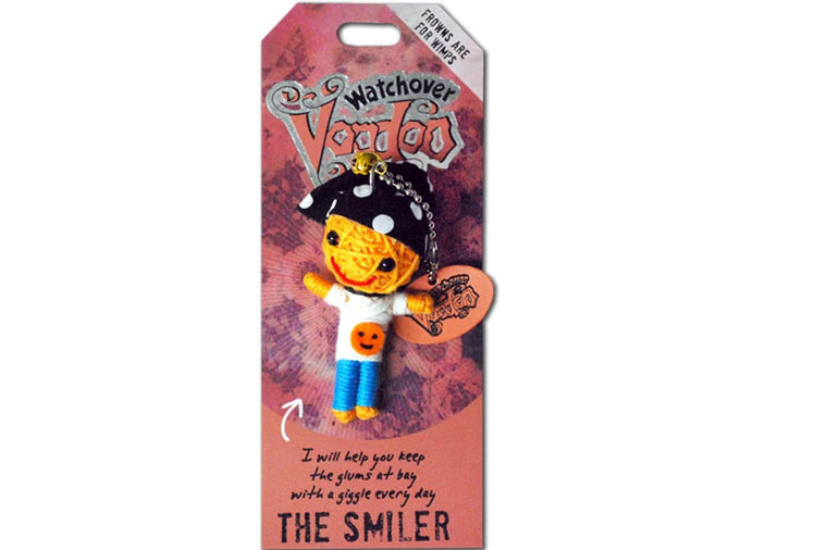 Smiler Voodoo Doll Keychain