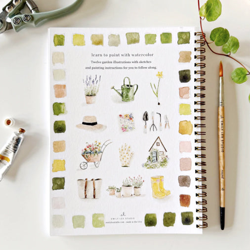 Garden Watercolor Workbook