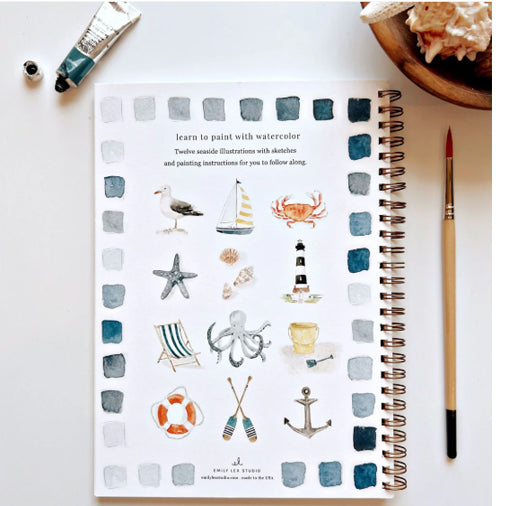 Seaside Watercolor Workbook