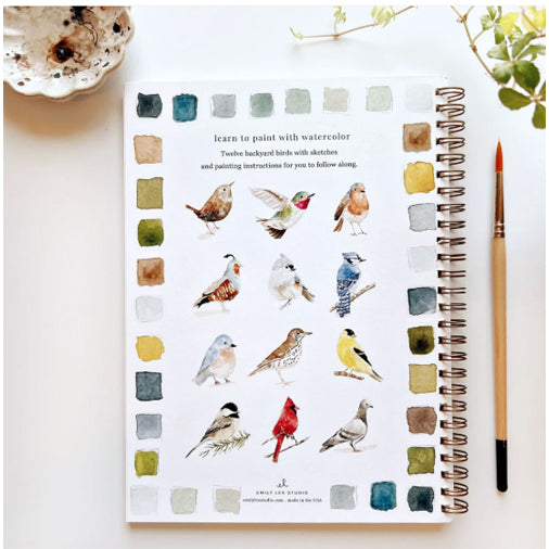 Birds Watercolor Workbook