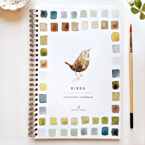 Birds Watercolor Workbook