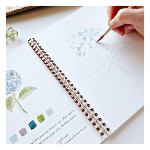 Flowers Watercolor Workbook