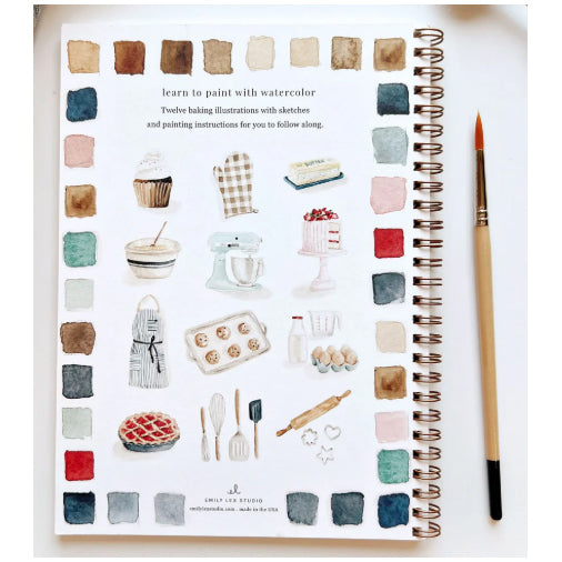 Watercolor Workbook - Baking