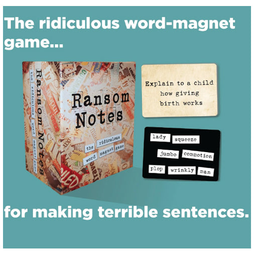 Ransom Notes - The Ridiculous Word Magnet Party Game