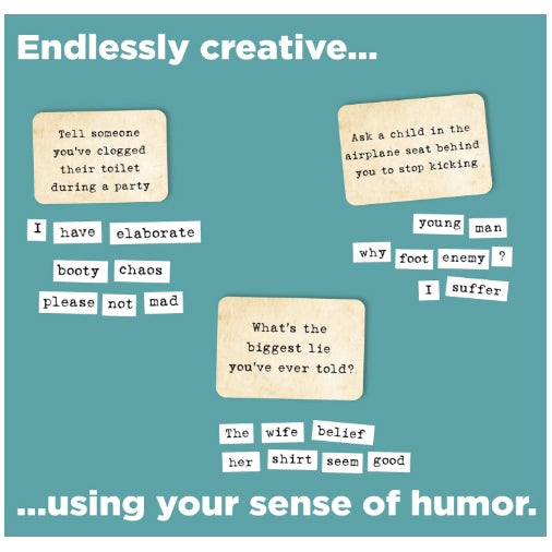 Ransom Notes - The Ridiculous Word Magnet Party Game