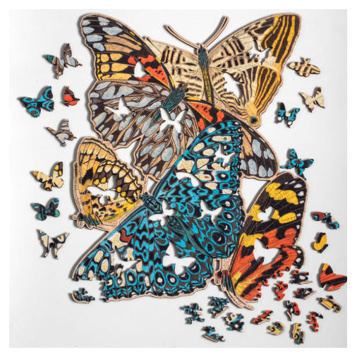 Nervous System Zebra Mosaic Butterfly 378-Piece Puzzle