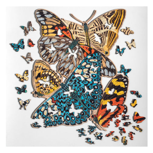Nervous System Zebra Mosaic Butterfly 378-Piece Puzzle