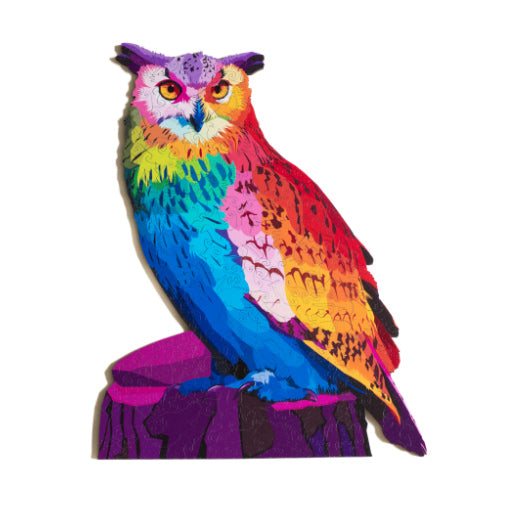 Nervous System Hoot of Many Colors 171- Piece Puzzle