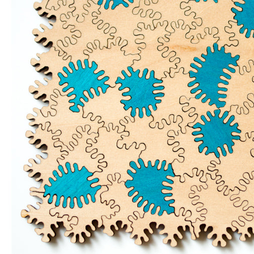 Nervous System 2-in-1 Challenge Turquoise 350-Piece Puzzle