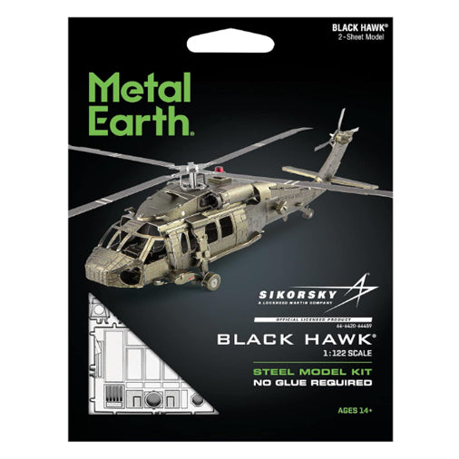 UH-60 Black Hawk Helicopter 3D Metal Model Kit