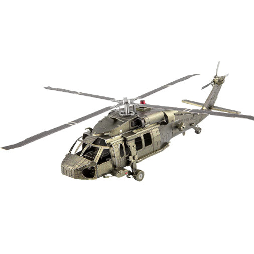 UH-60 Black Hawk Helicopter 3D Metal Model Kit