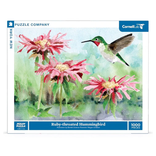 New York Puzzle Co - Ruby-throated Hummingbird