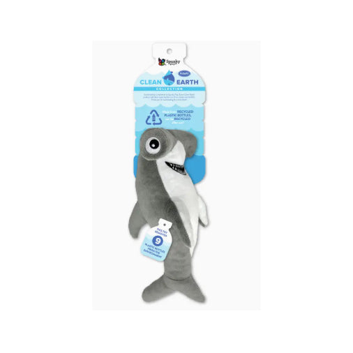 Clean Earth Plush Shark Dog Toy