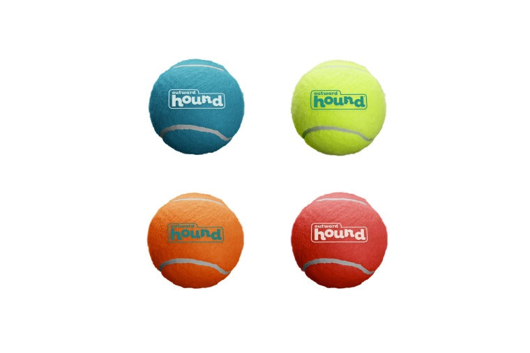 Squeaker Ballz Squeaky Tennis Balls - Pack of 8