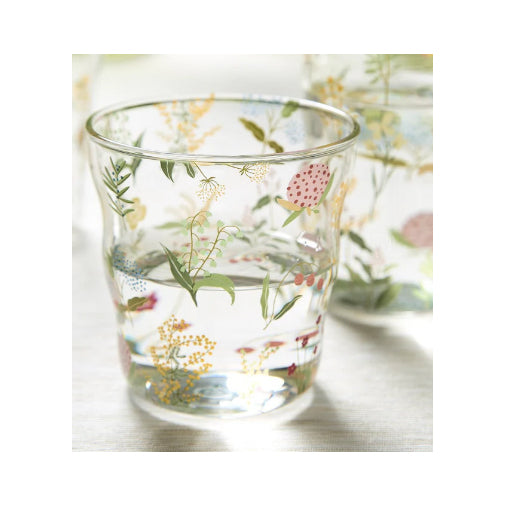 Garden Delight Double Old Fashioned Drinking Glass