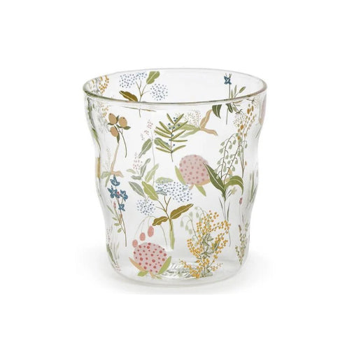 Garden Delight Double Old Fashioned Drinking Glass