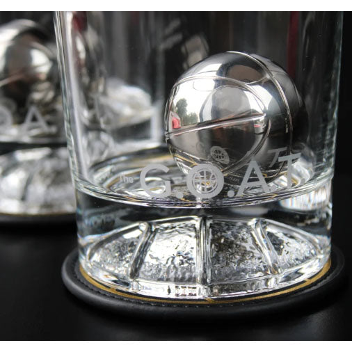 Whiskey Basketball Glasses, Set of 2 Gift Set