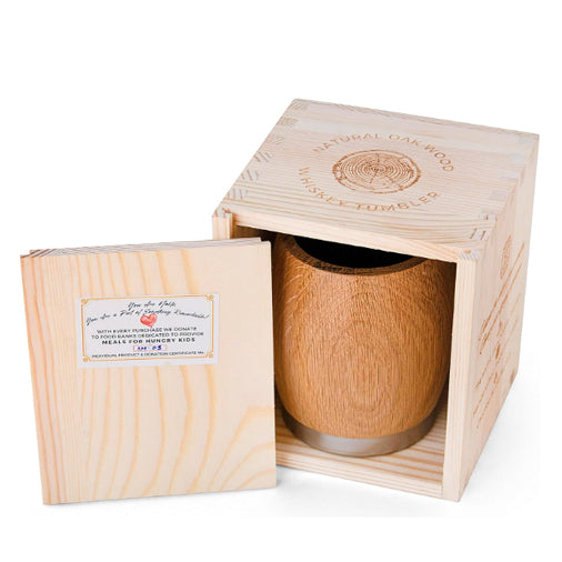 Oak Whiskey Tumbler