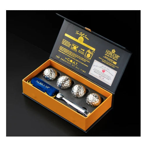 Golf Whiskey Chilling Steel Balls –  Set of 4