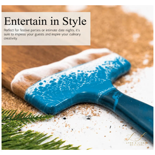 Lynn & Liana Baguette Acacia Resin Board