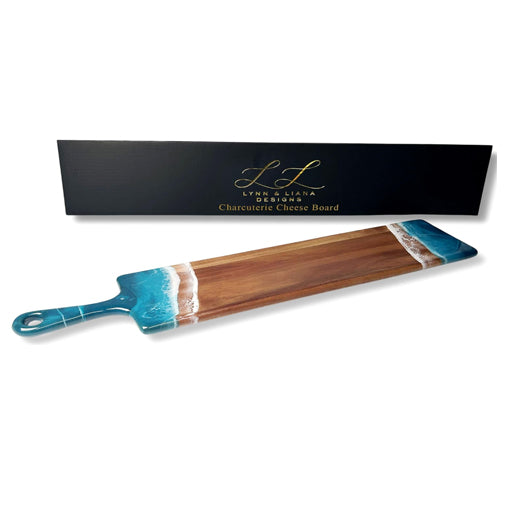Lynn & Liana Baguette Acacia Resin Board