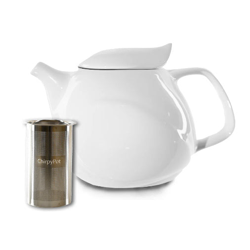 ChirpyPot Teapot, White