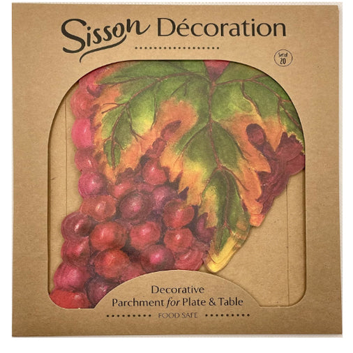 Parchment Paper Leaves - Grape Leaves
