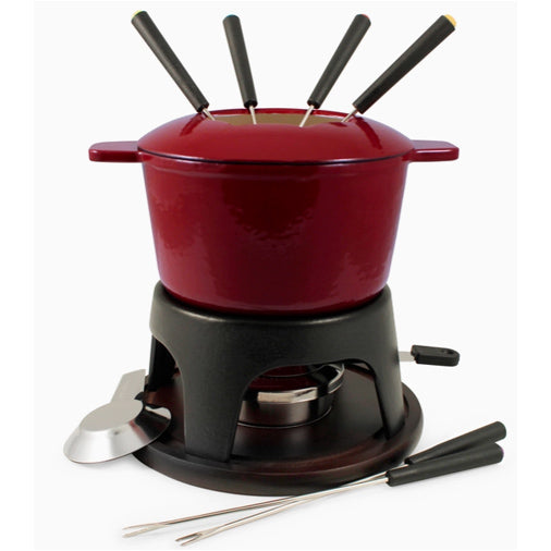 Cast Iron Fondue Set
