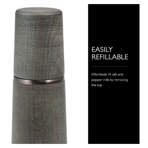 Cole & Mason Marlow Wood Mill Set, Rustic Gray