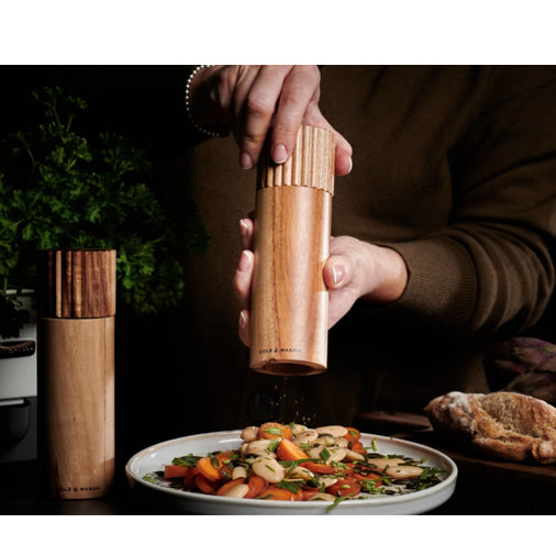 Galloway Acacia Salt & Pepper Mill Set