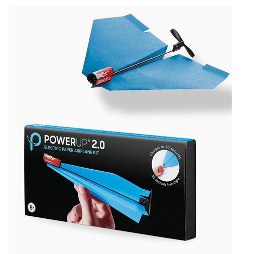 PowerUp 2.0 Electric Paper Airplane Kit Blue