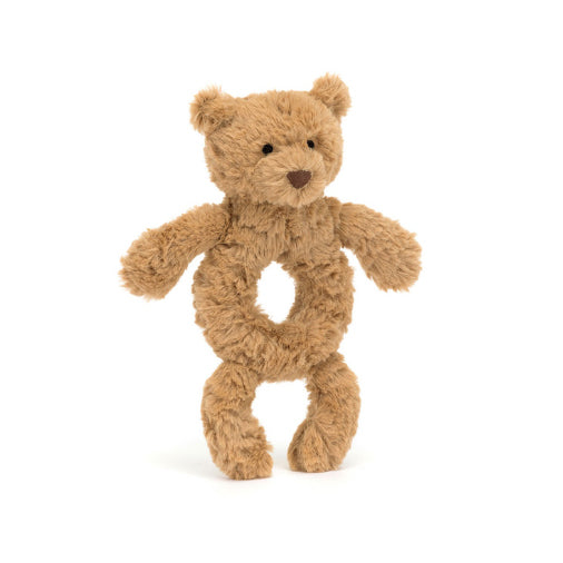 Jellycat Bartholomew Bear Ring Rattle
