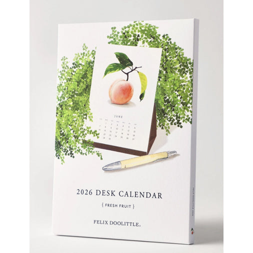 2026 Felix Doolittle Fresh Fruit Desk Calendar