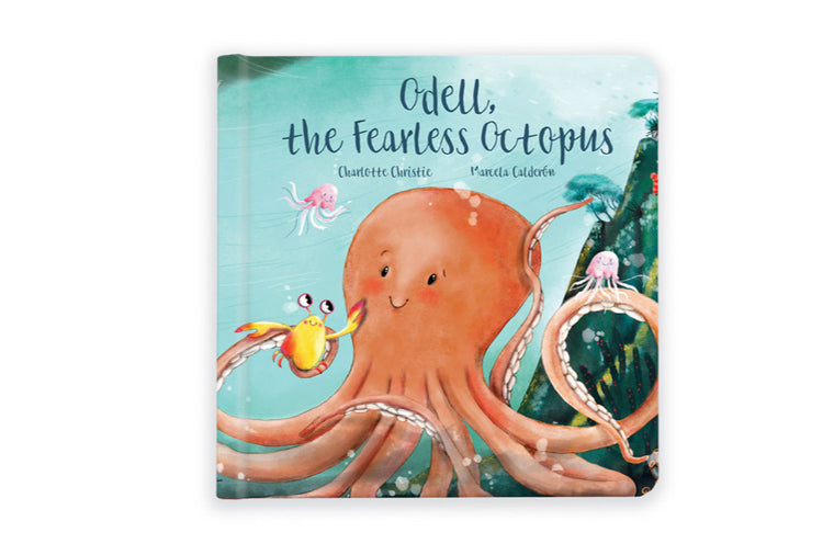 Jellycat - Odell, the Fearless Octopus book