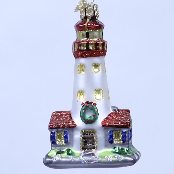 Old World Christmas - Lighthouse Ornament