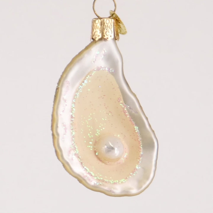Old World Christmas - Oyster With Pearl Ornament