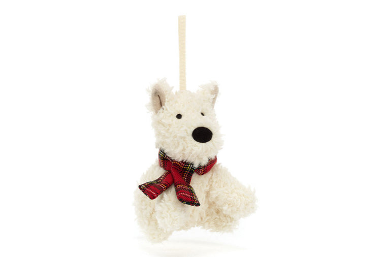 Jellycat - Munro Scottie Dog Ornament