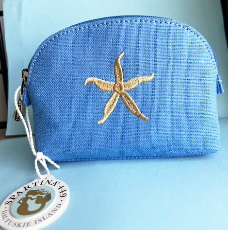 Blue Cosmetic Case Small Starfish