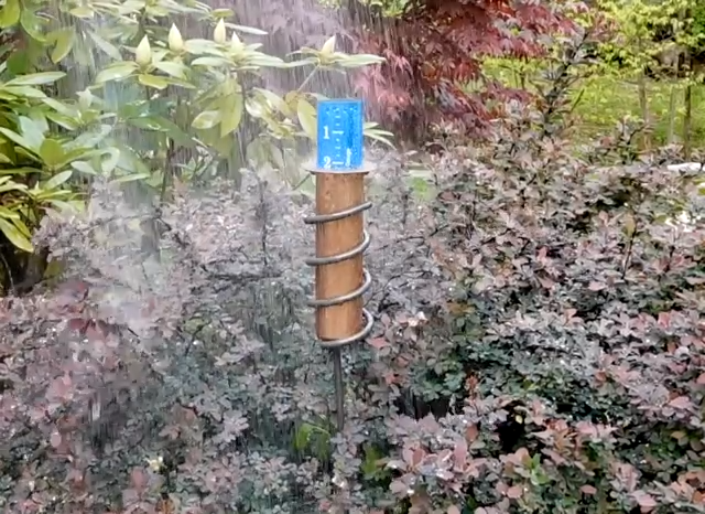 24" Copper Rain Gauge