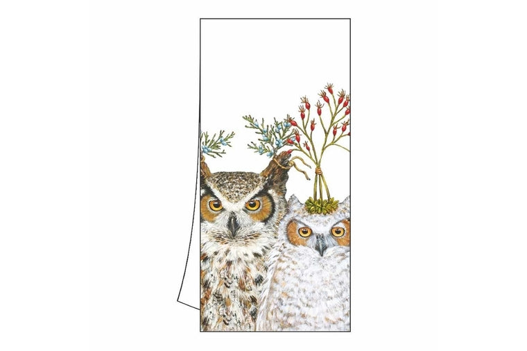 Vicki Sawyer - Holiday Hoot Kitchen Towel