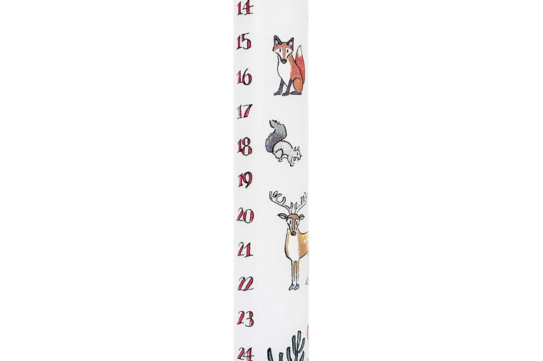 Alison Gardiner - Woodland Animals Pillar Advent Candle