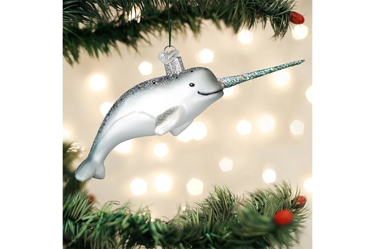 Old World Christmas - Narwhal Ornament