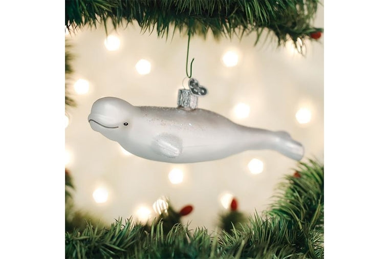 Old World Christmas - Beluga Whale Ornament