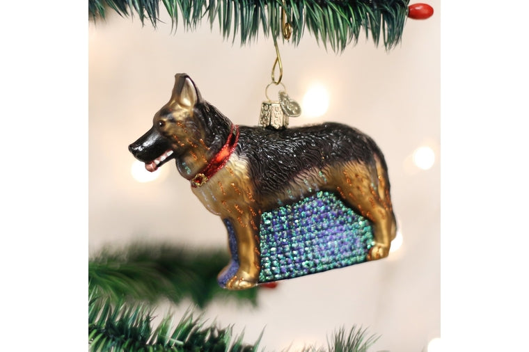 Old World Christmas - German Shepherd Ornament