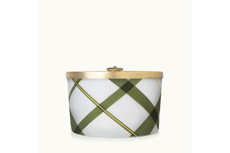 Thymes - Frasier Fir - Plaid Poured Candle