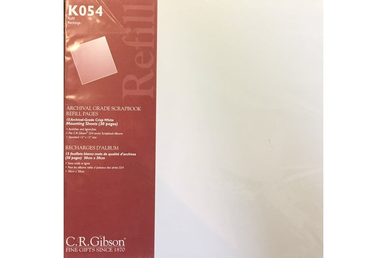 C.R. Gibson K054 Refill Pages