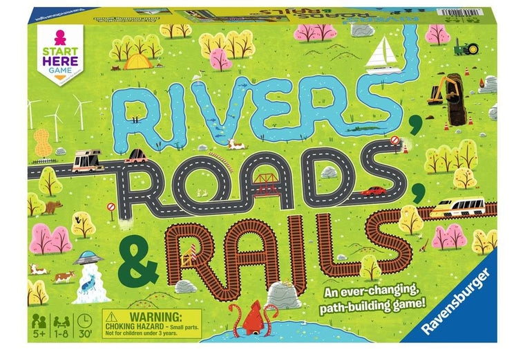 Ravensbuger - Rivers Roads and Rails Game