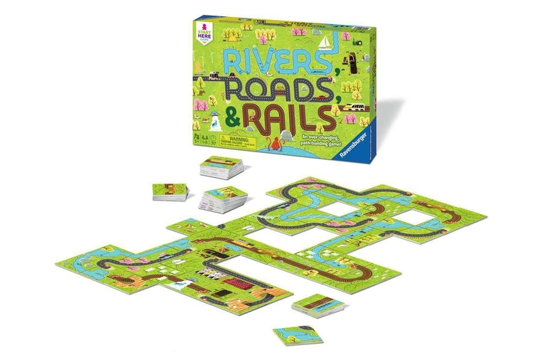 Ravensbuger - Rivers Roads and Rails Game