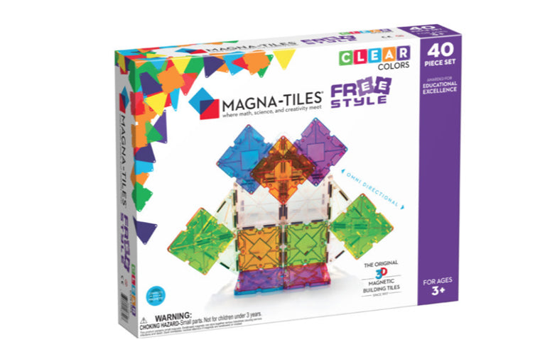 Magna-Tiles Freestyle 40-Piece Set