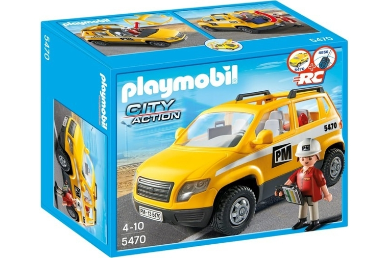 Site Supervisor's R/C Car - Playmobil 5470 - Retired - The